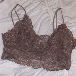 Dusty Rose Lace Bralette